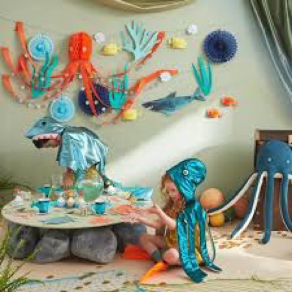 Cupcake + octopus banner